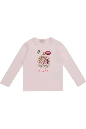 MONNALISA Floral stretch-cotton T-shirt