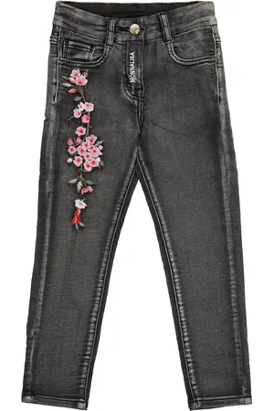 MONNALISA Embroidered jeans