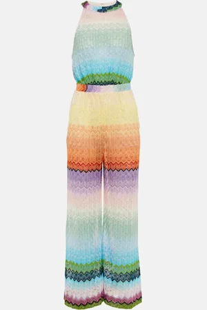 Missoni Zig-zag halterneck jumpsuit