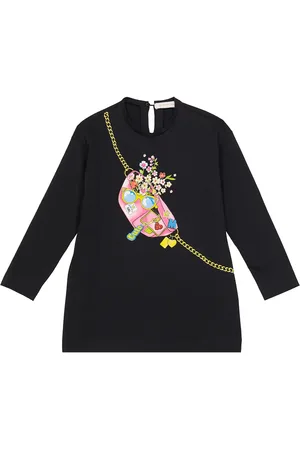 MONNALISA Long-sleeved cotton top