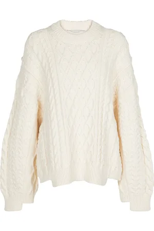 Stella McCartney Aran-knit cotton-blend sweater