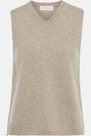 EXTREME CASHMERE NÂ°203 Desir cashmere-blend sweater vest