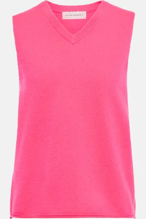 EXTREME CASHMERE NÂ°203 Desir cashmere-blend sweater vest