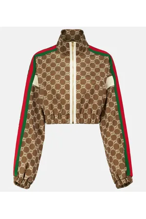 Gucci GG-pattern Canvas Bomber Jacket - White