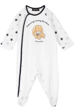 MONNALISA Baby printed cotton onesie