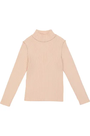 Chloé ChloÃ© Kids Ribbed-knit mock neck sweater