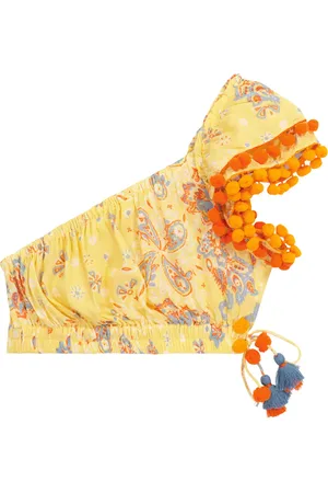 POUPETTE ST BARTH Kaia printed crop top