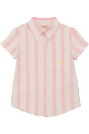 The Animals Observatory Striped short-sleeved cotton shirt