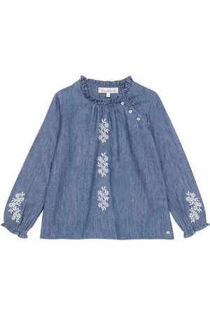 Tartine Et Chocolat Floral cotton blouse
