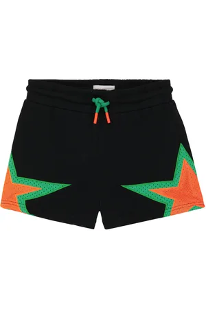Stella McCartney Star mesh insert cotton shorts