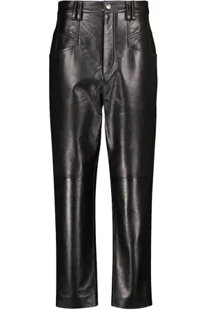 Isabel Marant Dipadelac high-rise slim leather pants