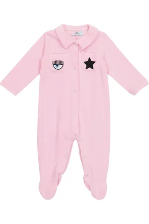 MONNALISA X Chiara Ferragni Baby Eyestar chenille onesie