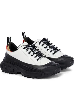 Burberry Mini Arthur leather sneakers
