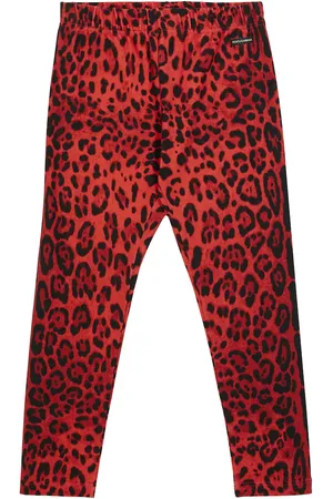 Dolce & Gabbana Leopard-print cotton-blend leggings