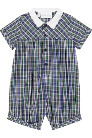 Rachel Riley Baby tartan checked onesie