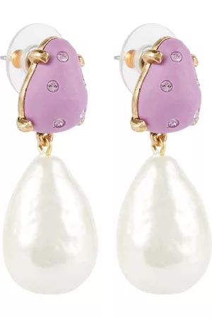 Oscar de la Renta Women Earrings - Faux pearl drop earrings