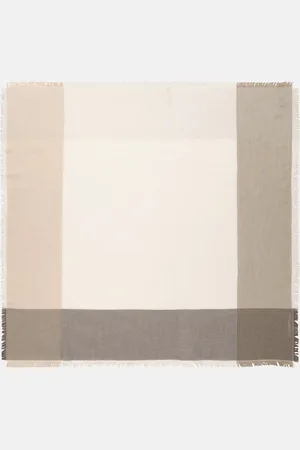 Loro Piana Carre silk and cashmere scarf