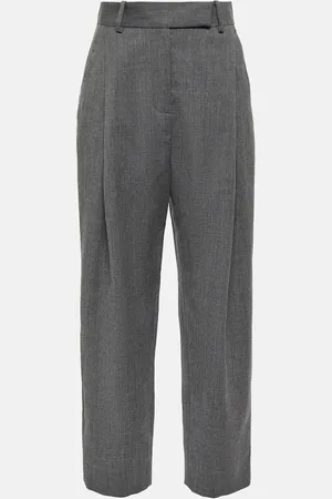 Totême High-rise tapered wool pants