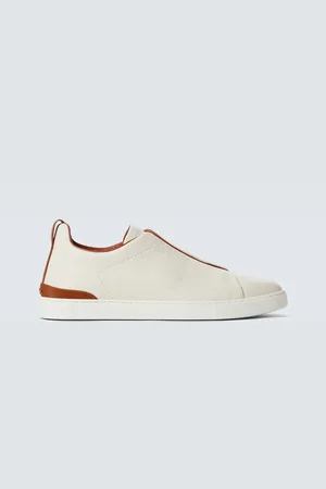 Ermenegildo Zegna Triple Stitch leather sneakers
