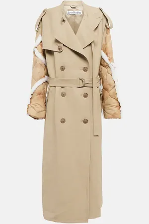 Acne Studios Trench coat with quilted sleeves