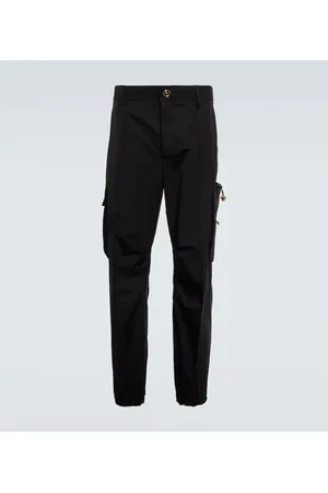 Rick Owens Drkshdw Snap Button Cotton Ripstop Pants in Black for