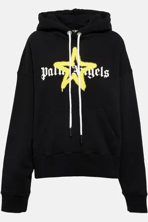 Palm Angels Printed cotton hoodie