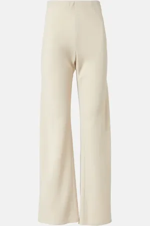 Vince High-rise crÃªpe pants