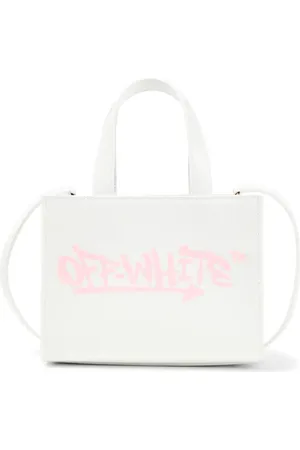 Off-White Girls Off Graffiti Mini Bag in White