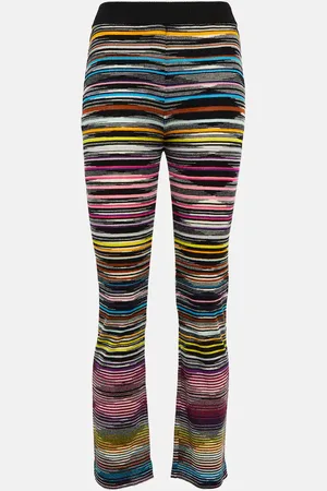 Missoni Striped straight wool-blend pants
