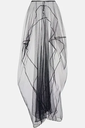 Acne Studios Mesh maxi skirt