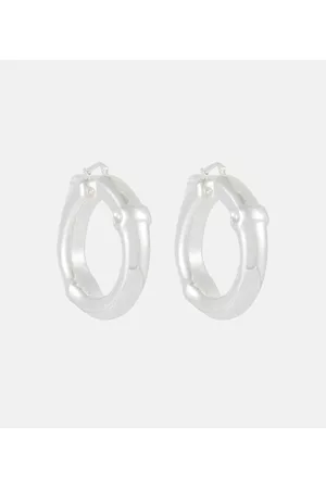 Jil Sander Women Earrings - Small Bamboo hoop earrings