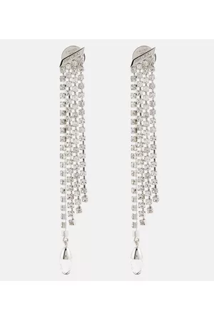 Jimmy Choo Women Earrings - Saeda fringed crystal earrings
