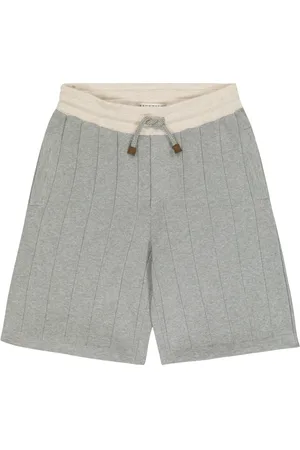 Brunello Cucinelli Cotton ribbed-knit shorts