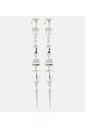 Alessandra Rich Women Earrings - Embellished drop earrings