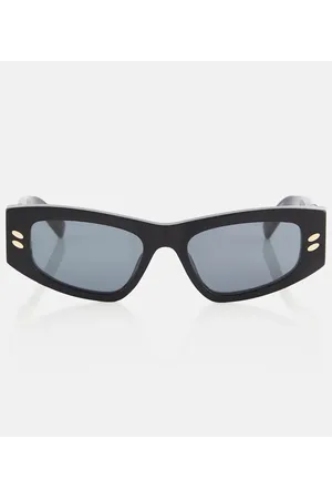 Stella McCartney Eyewear chain-link rectangle-frame Sunglasses - Farfetch