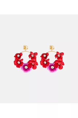 Dolce&Gabbana Women Earrings - Portofino embellished clip-on earrings
