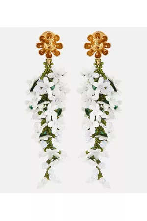 Oscar de la Renta Women Earrings - Cascading Flower earrings