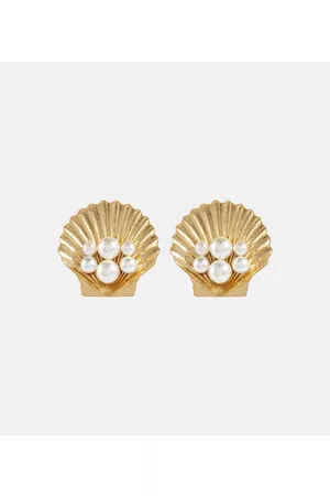 Jennifer Behr Women Earrings - Sedna seashell earrings