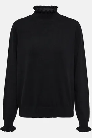 Jardin des Orangers Ruffled cashmere and wool sweater