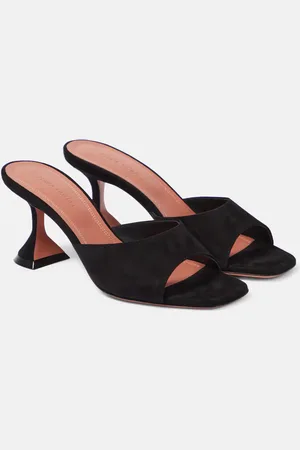 Amina Muaddi Lupita suede mules