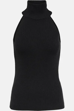 Lisa Yang Freya turtleneck cashmere tank top