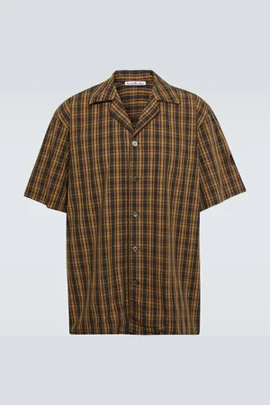 Acne Studios Checked cotton shirt