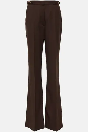 GABRIELA HEARST Vesta high-rise wool flared pants