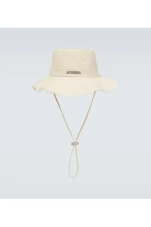 Jacquemus - Le Bob Neve Logo-Embroidered Brushed-Knit Bucket Hat - Neutrals  Jacquemus