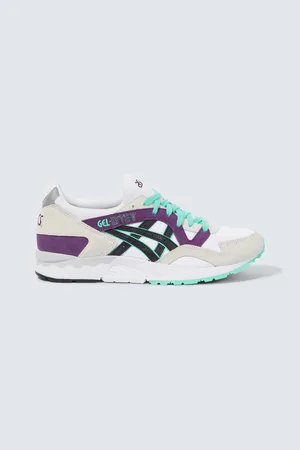 Asics Gel-Lyte V suede-trimmed sneakers