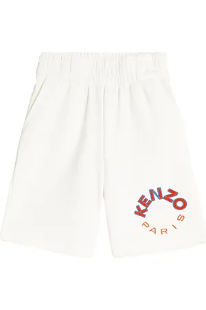 Kenzo Logo cotton fleece Bermuda shorts
