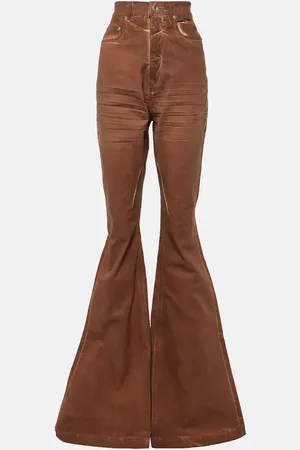 Rick Owens High-rise flared jeans
