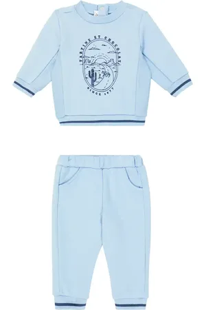 Tartine Et Chocolat Baby cotton sweatshirt and sweatpants set