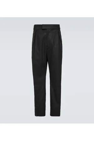 Loro Piana Reinga wool and cashmere straight pants