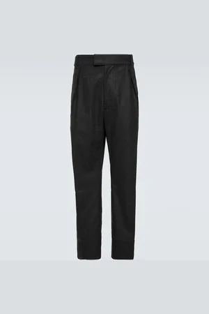 Loro Piana Reinga wool and cashmere straight pants
